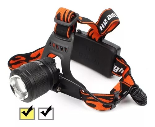 Linterna Frontal Recargable Excurcionism